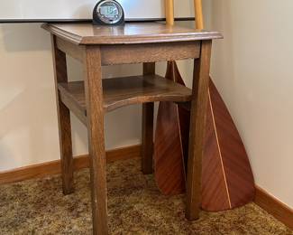 Wood End Table