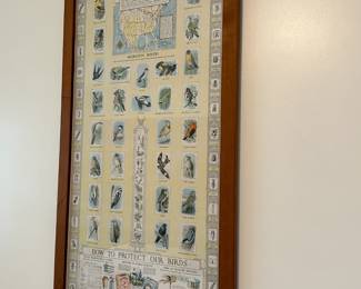 Framed Bird Poster