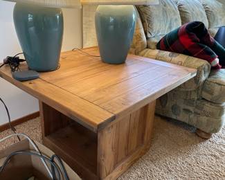 Wood End Table