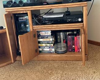 Wood Entertainment Cabinet