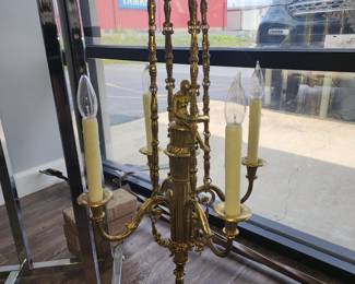 Awesome brass chandelier