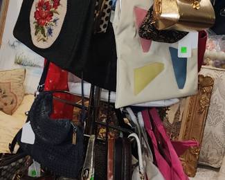 Vintage purses!  Many to choose from.......