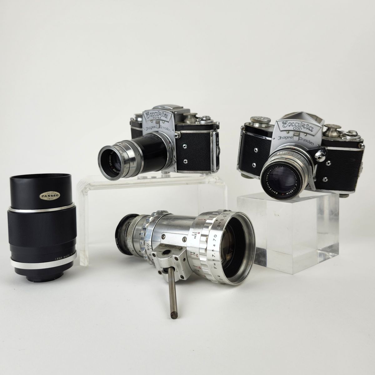 Exakta cameras and accessories