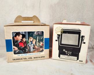 Yashica movie kit and Vernon movie viewer