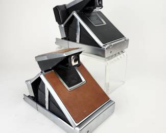 Vintage Polaroid cameras