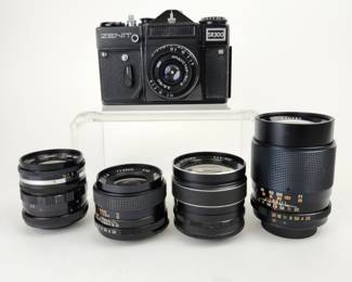 Zenit camera with lenses