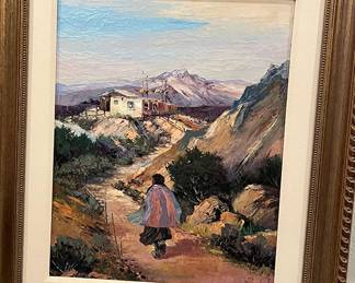 3 Going Home II Oil Hans Ressdorf Weems Gallery