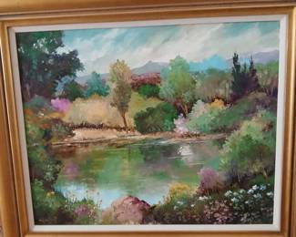 2 Serene Cove Oil Hans Ressdorf Weems Gallery
