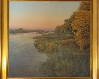 2 Silent Sunrise Oil Phil Hulebak Weems Gallery