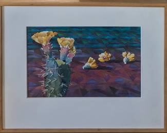 2 Desert Divas 1996 Watercolor Warren Taylor Weems Gallery