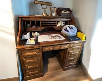 Oak Rolltop desk