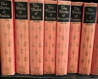 Black’s Readers Service Co. - The Works of….Vintage Hardbacks 1920’s