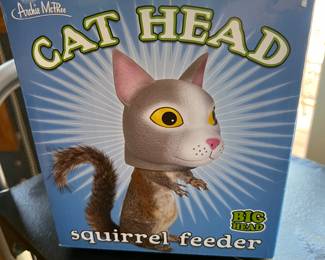 Cat Head squirrel feeder