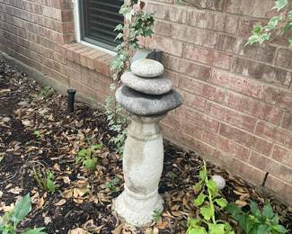 Lots of outdoor decorations 