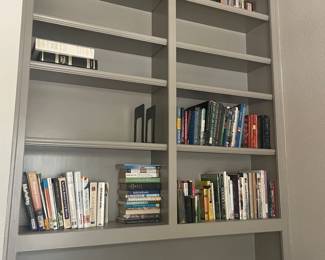 Hardback and soft back books 