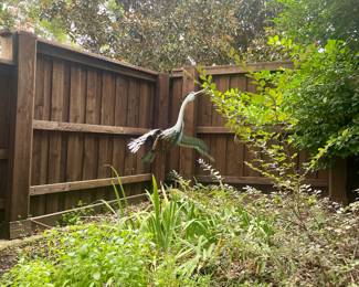 Crane yard decoration 