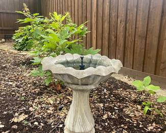 Concrete bird bath for sale 