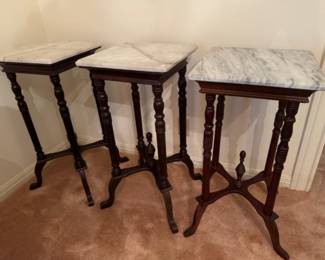 Marble Topped Stands