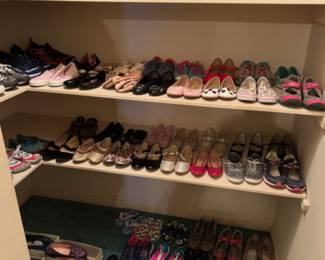 Room of Girls' Shoes/Clothing Sizes 7-14