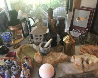Living Room- Variety of Collectibles