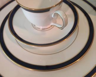 Dining Room- New Lenox Classical Collection Federal Cobalt China