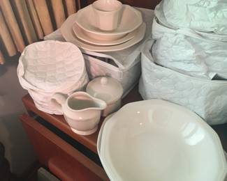 Dining Room- Churchill Hill Dinner Set, Cream and Sugar, Serving Bowls