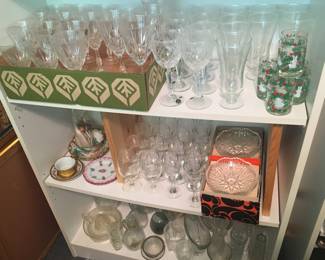 Dining Room- Glassware, Bowls, Vases