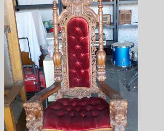 Available off Site   Masonic-Type (LARGE) Chair
