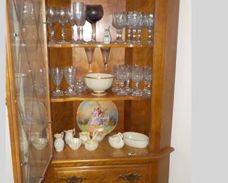 Corner Glass Front Cabinet