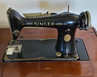 Antique Singer sewing machine (electric)