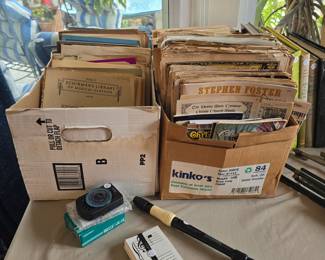 Vintage sheet music and music books for piano and violin