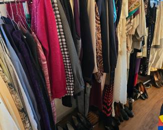 vintage and modern ladies suits and dresses