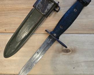 M7 bayonet in sheath