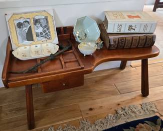 Vintage early cobbler's bench / coffee table.