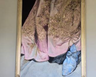 Large giclee in ornate frame