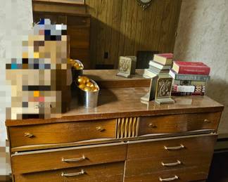 dresser with mirror, matches tall dresser