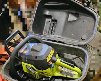 chain saw in case