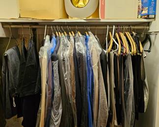 suit coats, slacks, nice hat, dress shoes are below and not pictured