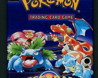 Pokemon Legendary Collection Booster Pack Venusaur, Charizard, and Blastoise Art - Sealed (LC9)

