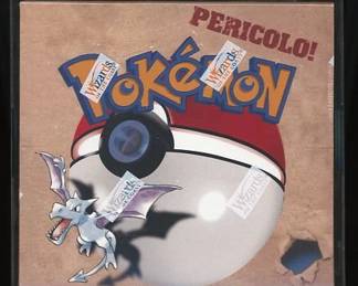 Pokemon Italian Fossil Booster Box - Sealed Protective Case Included (RW9)
