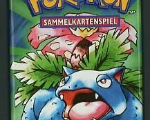 Pokemon German Base Set Booster Pack - 1st Edition Venusaur Art - Sealed (LC21)
