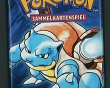 Pokemon German Base Set Booster Pack - 1st Edition Blastoise Art - Sealed (LC17)