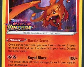 Charizard - SWSH066 - Promo - Prerelease Staff Pokemon Card (MH9)
