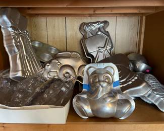 Lots of cake molds