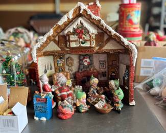 Ceramic Santa’s workshop