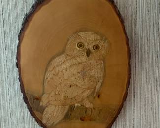 Carved owl picture