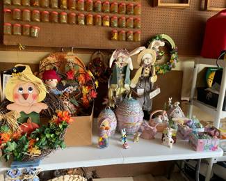 Lots of holiday decor