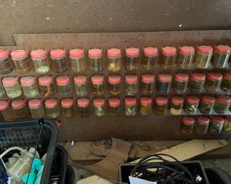 Nuts and bolts display