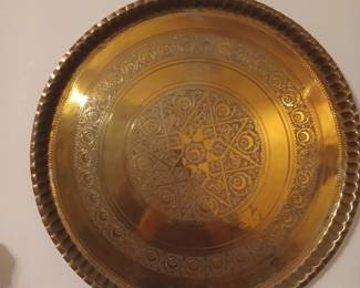 Large Brass platter