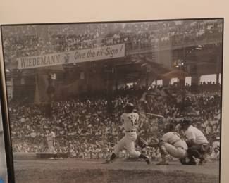 Pete Rose framed photo